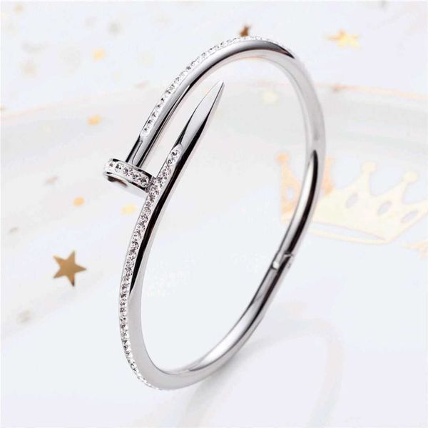 designer carti bracelet jewelry bangle korean shiny diamond personalized bracelet women's titanium steel rose gold fashion colorless br, Black
designer carti bracelet jewelry bangle korean shiny diamond personalized bracelet women's titanium steel rose gold fashion colorless br, Black