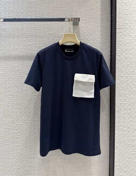 milan runway women's t-shirt 2023 spring summer o neck short sleeve fashion designer brand same style t-shirt 0330-12, White 
milan runway women's t-shirt 2023 spring summer o neck short sleeve fashion designer brand same style t-shirt 0330-12, White