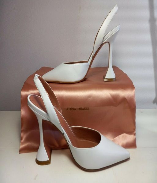 new season amina pumps muaddi shoes pointedtoe slingback strap white leather wedding pumps6451252, Black
new season amina pumps muaddi shoes pointedtoe slingback strap white leather wedding pumps6451252, Black