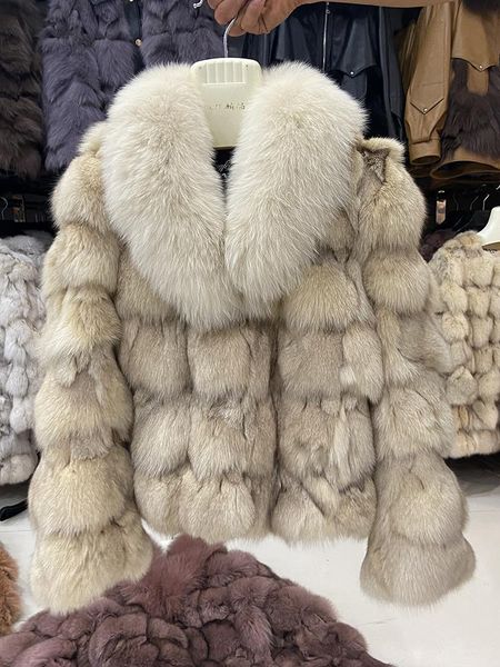 fur women winter fashion thick warm real fox fur coat classic female natural fox fur collar coats with collar lady outwear, Black
fur women winter fashion thick warm real fox fur coat classic female natural fox fur collar coats with collar lady outwear, Black