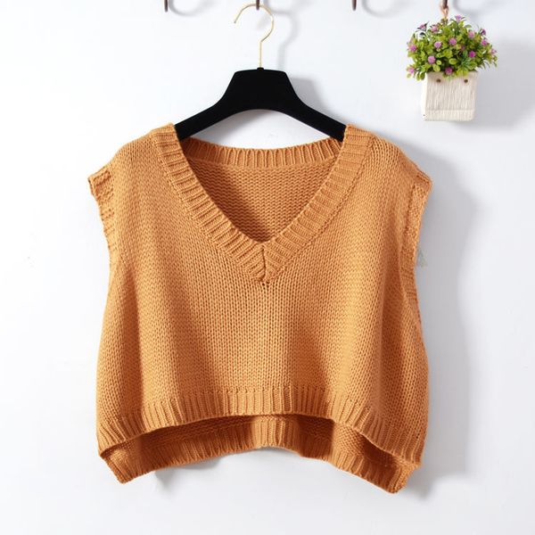 women's vests women's sweater vest spring and autumn knitted vest women's loose v-neck jacket short wool vest jacket 230330, Black;white
women's vests women's sweater vest spring and autumn knitted vest women's loose v-neck jacket short wool vest jacket 230330, Black;white
