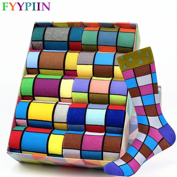 men's socks selling color gift cotton geometric checker classic happy business casual 230330, Black
men's socks selling color gift cotton geometric checker classic happy business casual 230330, Black