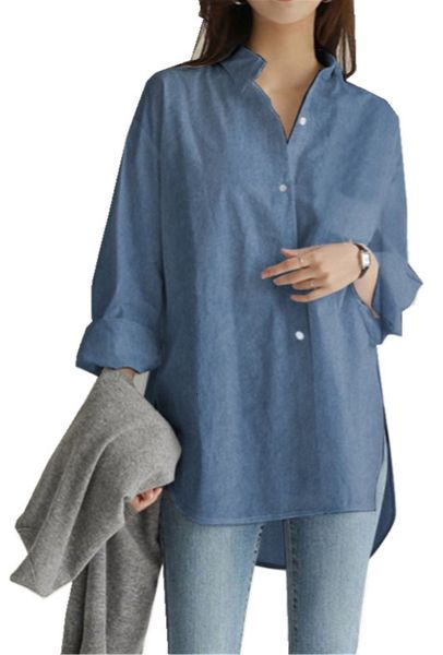 women's polos elijoin women's loose casual sequoia button long sleeve irregular autumn and winter shirt 230330, White
women's polos elijoin women's loose casual sequoia button long sleeve irregular autumn and winter shirt 230330, White