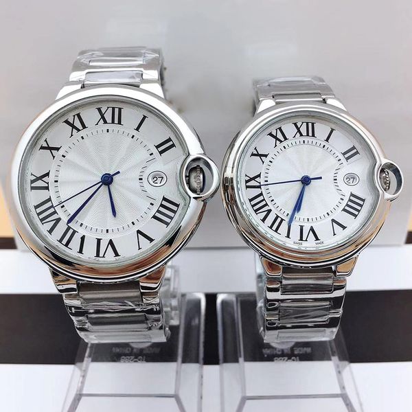 All Stainless Steel Men and Women Watches 3A Quartz Movement Casual Dress Watch 28-42mm Case Size Design Blue Pointer Original Clasp Waterproof Montre De Luxe, Silver white
All Stainless Steel Men and Women Watches 3A Quartz Movement Casual Dress Watch 28-42mm Case Size Design Blue Pointer Original Clasp Waterproof Montre De Luxe, Silver white