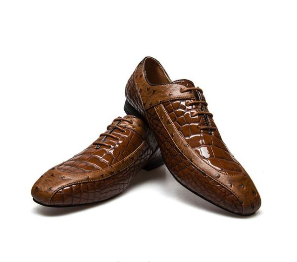 men crocodile print patent leather dress shoes fashion wedding shoes breathable business shoes lace-up flat shoe mens oxfords size: eu39-46, Black
men crocodile print patent leather dress shoes fashion wedding shoes breathable business shoes lace-up flat shoe mens oxfords size: eu39-46, Black