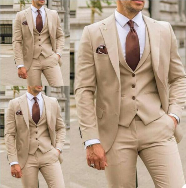 stylish beige men wedding tuxedos 2023 boho notched formal mens suits set for groom dinner party pant jacket vest slim male blazerthree piec, Black;gray
stylish beige men wedding tuxedos 2023 boho notched formal mens suits set for groom dinner party pant jacket vest slim male blazerthree piec, Black;gray
