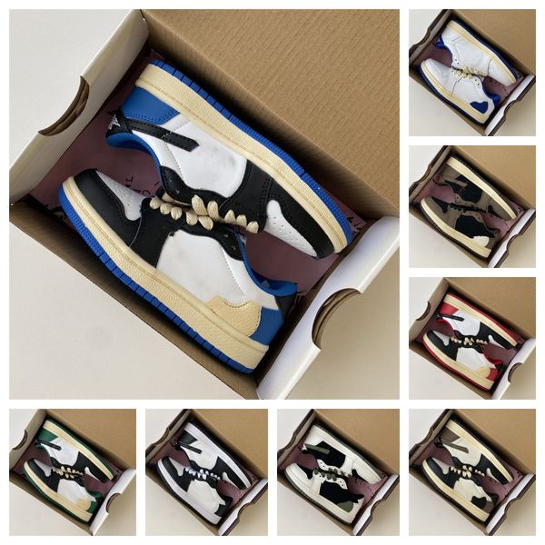 kids x fragment design og 1s low kids basketball shoes luxury designer air jumpman 1 classics military blue chicago red boys girls sneakers, Black
kids x fragment design og 1s low kids basketball shoes luxury designer air jumpman 1 classics military blue chicago red boys girls sneakers, Black