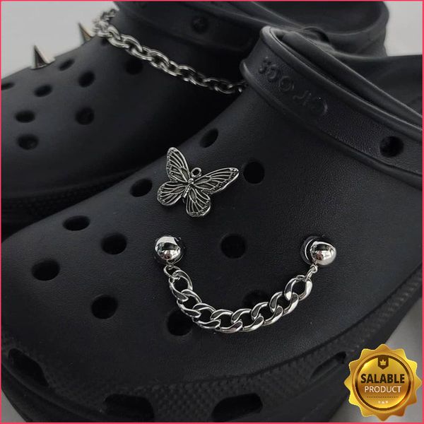 shoe parts accessories rivet metal butterfly croc charms designer diy chains shoes decaration for jibs clogs hello kids women girls gifts 23, White;pink
shoe parts accessories rivet metal butterfly croc charms designer diy chains shoes decaration for jibs clogs hello kids women girls gifts 23, White;pink