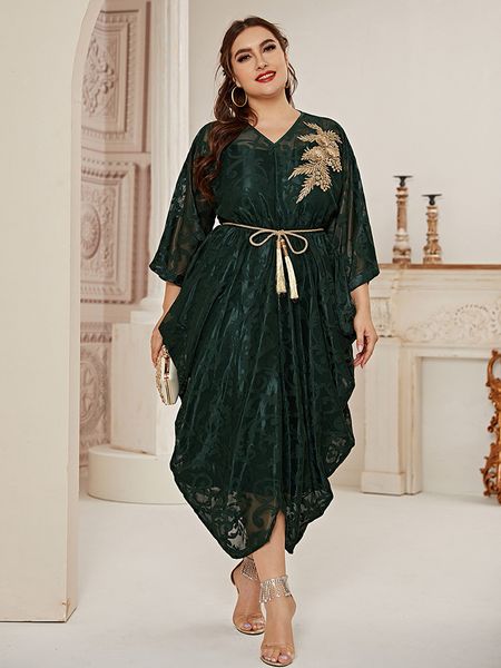 plus size dresses toleen women's size midi spring green belt large luxury elegant muslim evening party wedding festival clothing 230330, Black
plus size dresses toleen women's size midi spring green belt large luxury elegant muslim evening party wedding festival clothing 230330, Black