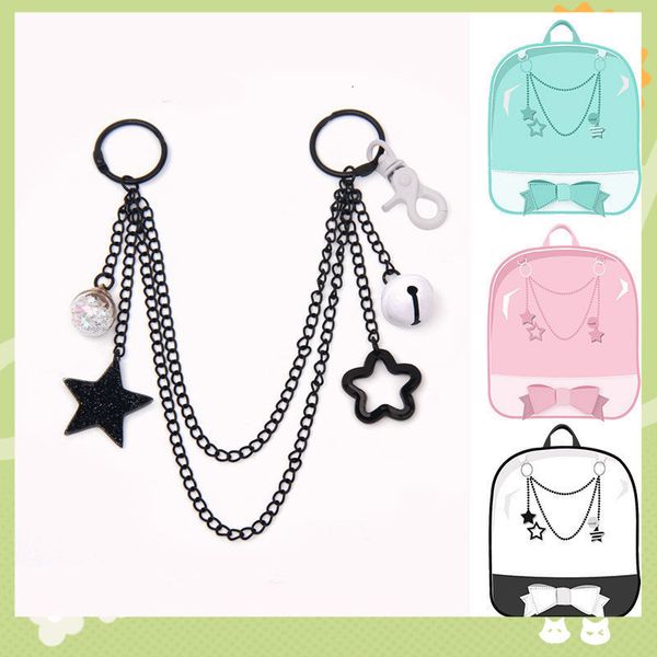 bag parts accessories ita chain decoration candy colors stars bells adjustable diy hanging for women anime bag h307 230330, Black
bag parts accessories ita chain decoration candy colors stars bells adjustable diy hanging for women anime bag h307 230330, Black
