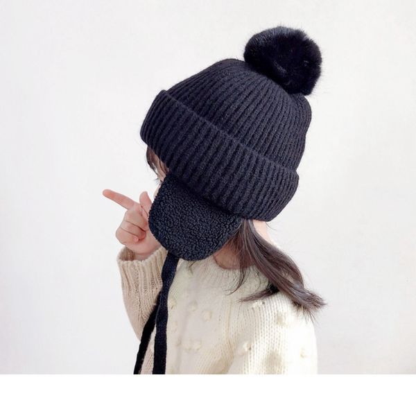 beanieskull caps children winter cap fashion wool windproof warm earflaps cotton cute knitted cashmere hat with pompoms 38 year 230330, Blue;gray
beanieskull caps children winter cap fashion wool windproof warm earflaps cotton cute knitted cashmere hat with pompoms 38 year 230330, Blue;gray
