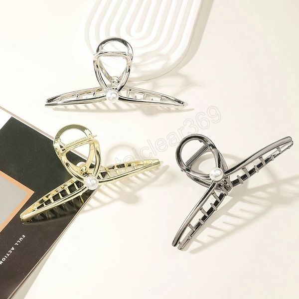 gold silver color pearl metal hair claw vintage coat hanger design catch hairpin simple extra large crab clip ponytail clips, Slivery;white
gold silver color pearl metal hair claw vintage coat hanger design catch hairpin simple extra large crab clip ponytail clips, Slivery;white