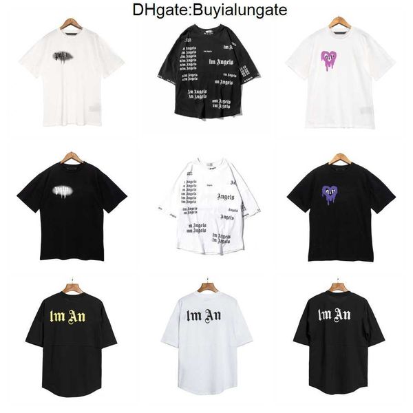 2022 t shirt cotton short-sleeved fashion men palms women short t-shirts couple models mens clothing printed truncated bear, White;black
2022 t shirt cotton short-sleeved fashion men palms women short t-shirts couple models mens clothing printed truncated bear, White;black