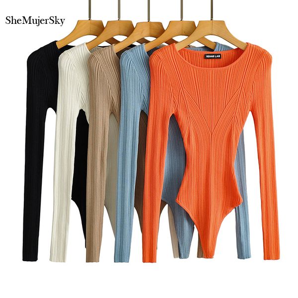 women's jumpsuits rompers shemujersky women's long sleeve knitted elastic slim fit tight o-neck casual spring autumn bodysuit 2303, Black;white
women's jumpsuits rompers shemujersky women's long sleeve knitted elastic slim fit tight o-neck casual spring autumn bodysuit 2303, Black;white