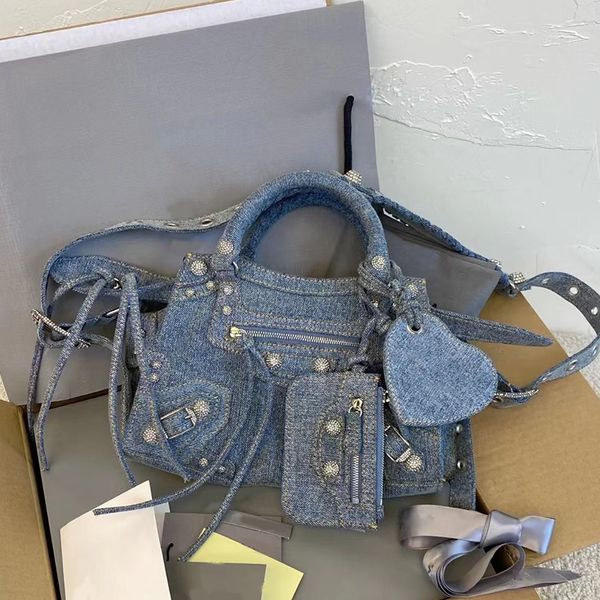 latest neo cagole city motorcycle bag denim blue rhinestone old silver hardware single shoulder bag handbag removable cardioid mirror locomo
latest neo cagole city motorcycle bag denim blue rhinestone old silver hardware single shoulder bag handbag removable cardioid mirror locomo