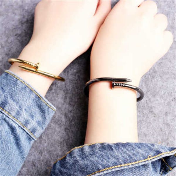 designer carti bracelet bangle chaopai street men's fashion trend female titanium steel stainless steel open lovers bracelet, Black
designer carti bracelet bangle chaopai street men's fashion trend female titanium steel stainless steel open lovers bracelet, Black