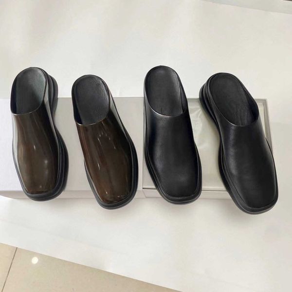 the row the * row pedals on women's shoes half slippers baotou sandals treading on shit slippers solid color muffin bottoms loafers wom, Black
the row the * row pedals on women's shoes half slippers baotou sandals treading on shit slippers solid color muffin bottoms loafers wom, Black
