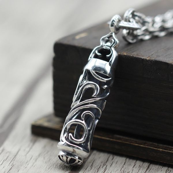 b92 s925 sterling silver pendant personalized punk style retro hip hop simple hollow out cylindrical cross flower letter shape gift for love
b92 s925 sterling silver pendant personalized punk style retro hip hop simple hollow out cylindrical cross flower letter shape gift for love