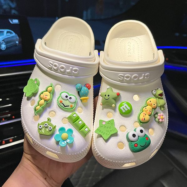 shoe parts accessories 3d set decoration buckle croc resign charms frog pea carton fashion diy combination jibz kids party gift max 230330, White;pink
shoe parts accessories 3d set decoration buckle croc resign charms frog pea carton fashion diy combination jibz kids party gift max 230330, White;pink