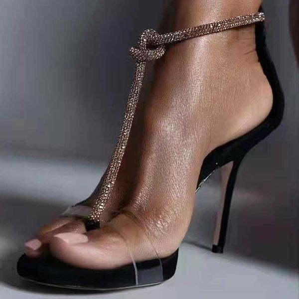 sandals bling crystal t-bar strap women sandals peep toe cut-out white wedding shoes bride rhinestone gladiator sandals 230322, Black
sandals bling crystal t-bar strap women sandals peep toe cut-out white wedding shoes bride rhinestone gladiator sandals 230322, Black
