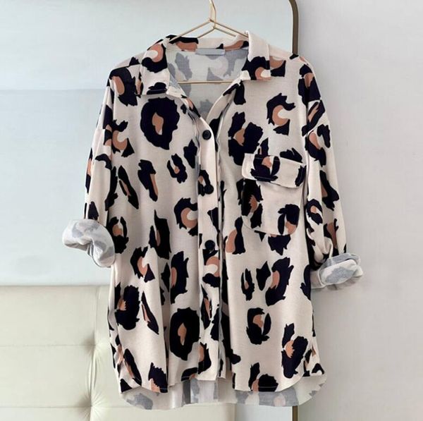 women's blouses spring long sleeve leopard zebra print shirt for woman blouse clothing, White
women's blouses spring long sleeve leopard zebra print shirt for woman blouse clothing, White