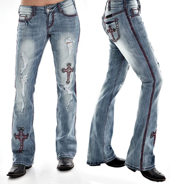 women's jeans embroidered washed white jean's slim pants woman high waist trouser 230330, Blue
women's jeans embroidered washed white jean's slim pants woman high waist trouser 230330, Blue