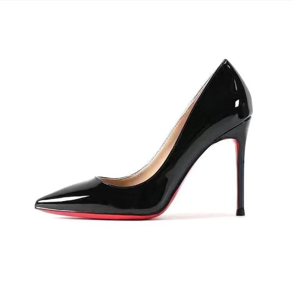 women dress shoes business simple cool leisure patent leather fashion brand classic design prom banquet pointed high heel 6cm/8cm 10cm high, Black
women dress shoes business simple cool leisure patent leather fashion brand classic design prom banquet pointed high heel 6cm/8cm 10cm high, Black