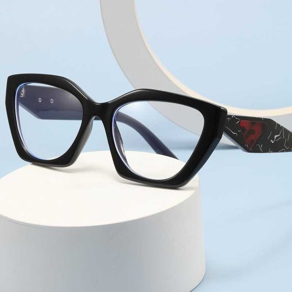 designer glasses p spr18 cat eye polygon transparent optical frame women's large face slim irregular glasses, White;black
designer glasses p spr18 cat eye polygon transparent optical frame women's large face slim irregular glasses, White;black