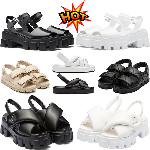 designer womens sandal women luxury sandals slides summer pradslippers side sandals slide platform heel monolith foam women rubber white bla, Black
designer womens sandal women luxury sandals slides summer pradslippers side sandals slide platform heel monolith foam women rubber white bla, Black
