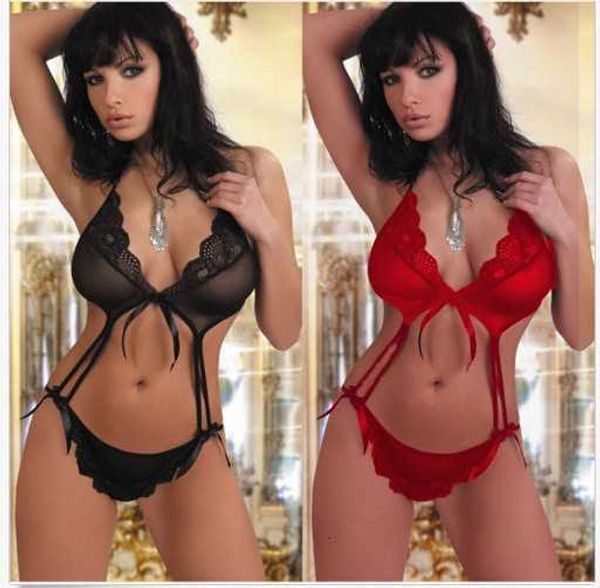price bulk new design underwear women ladies net transparent conjoined lingerie, Black;white
price bulk new design underwear women ladies net transparent conjoined lingerie, Black;white