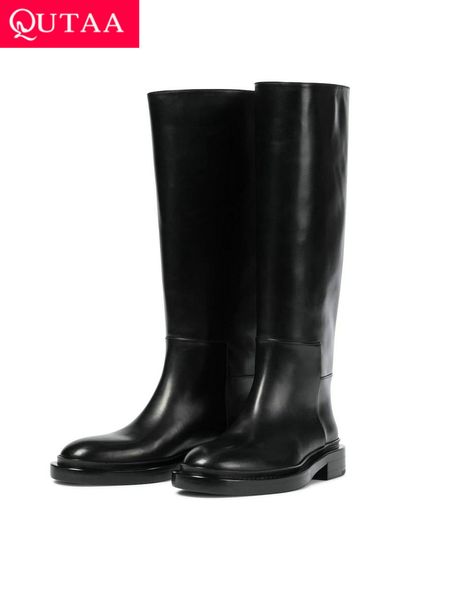 boots qutaa women knee high autumn winter platforms round toe thick low heel shoes woman slip on long western 34-42 230330, Black
boots qutaa women knee high autumn winter platforms round toe thick low heel shoes woman slip on long western 34-42 230330, Black