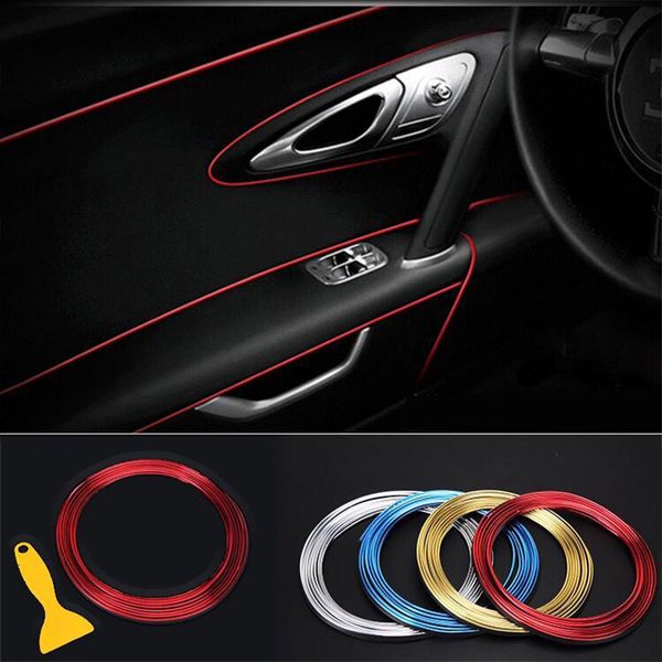 car styling universal diy decoration flexible strips 5m interior moulding trim strips trim dashboard door car-styling sticker
car styling universal diy decoration flexible strips 5m interior moulding trim strips trim dashboard door car-styling sticker