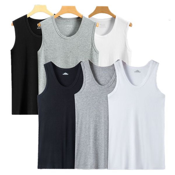 men' tank 3 pack cotton narrow shoulder underwear sleeveless single sleeve 230330, White;black
men' tank 3 pack cotton narrow shoulder underwear sleeveless single sleeve 230330, White;black