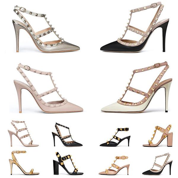 2023 women luxury designer dress shoes fashion rockstud high heel sandals leather rivet black red white peep-toes ladies womens wedding part
2023 women luxury designer dress shoes fashion rockstud high heel sandals leather rivet black red white peep-toes ladies womens wedding part