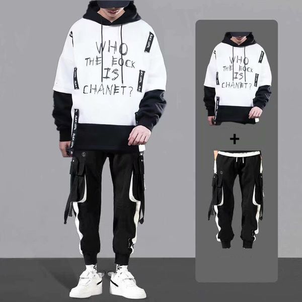 men's tracksuits spring autumn fashion sets hip hop hooded sweatshirt mencasual jogger elastic waist trousers men clothing tracksuit 23, Gray
men's tracksuits spring autumn fashion sets hip hop hooded sweatshirt mencasual jogger elastic waist trousers men clothing tracksuit 23, Gray