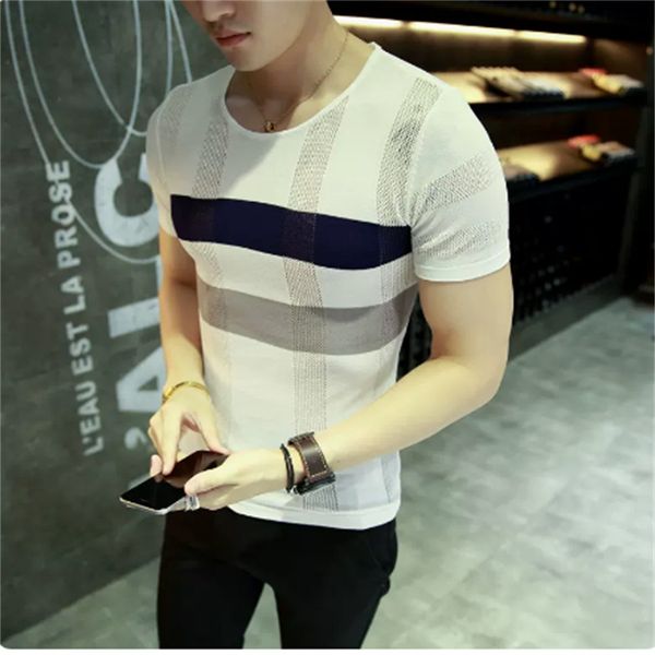 summer men's short sleeve knitted sweater sewn with thin ice silk 2023 new korean version pinstripe casual stretch sports shirt s-4xl, White;black
summer men's short sleeve knitted sweater sewn with thin ice silk 2023 new korean version pinstripe casual stretch sports shirt s-4xl, White;black