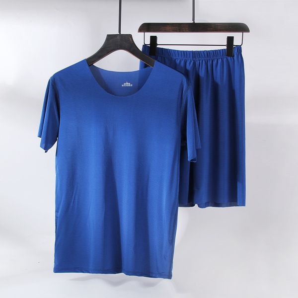 men's sleepwear large l-3xl men's pajamas set summer loose 2pcs pajamas short sleeve casual pajamas comfortable home wear 230330, Black;brown
men's sleepwear large l-3xl men's pajamas set summer loose 2pcs pajamas short sleeve casual pajamas comfortable home wear 230330, Black;brown