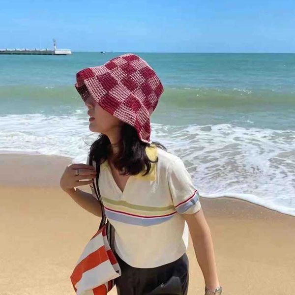 wide brim hats women knitted lattice fisherman hat handmade crochet color matching basin hat spring and autumn knitted sunscreen sun hat p23, Blue;gray
wide brim hats women knitted lattice fisherman hat handmade crochet color matching basin hat spring and autumn knitted sunscreen sun hat p23, Blue;gray