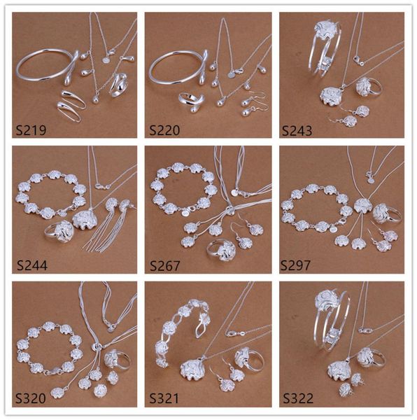 whole women039s sterling silver jewelry sets 6 sets a lot mixed style ems41fashion 925 silver necklace bracelet earring ri6788957, Black
whole women039s sterling silver jewelry sets 6 sets a lot mixed style ems41fashion 925 silver necklace bracelet earring ri6788957, Black