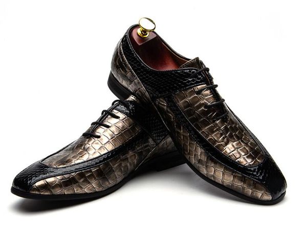 2023 crocodile print men dress shoes designer shoes genuine leather lace-up loafers gentleman business dancing party wedding shoes size: eu3, Black
2023 crocodile print men dress shoes designer shoes genuine leather lace-up loafers gentleman business dancing party wedding shoes size: eu3, Black