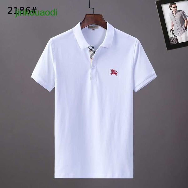 burbersys end summer high b men's polos shirt fashion half short sleeve classic business casual versatile t b5a7, White;black
burbersys end summer high b men's polos shirt fashion half short sleeve classic business casual versatile t b5a7, White;black