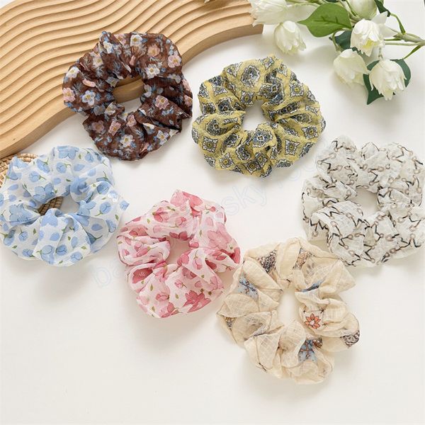 woman sweet chiffon printing scrunchie girls rubber band lady hair accessories hair ties ponytail holders ornaments, Slivery;white
woman sweet chiffon printing scrunchie girls rubber band lady hair accessories hair ties ponytail holders ornaments, Slivery;white
