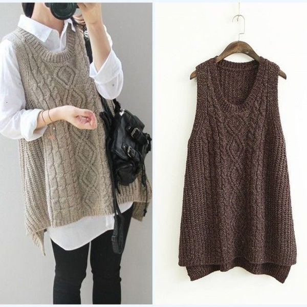 women's vests women's sweater tank autumn clothing art round neck sleeveless knitted tank women's sweater tank 230330, Black;white
women's vests women's sweater tank autumn clothing art round neck sleeveless knitted tank women's sweater tank 230330, Black;white