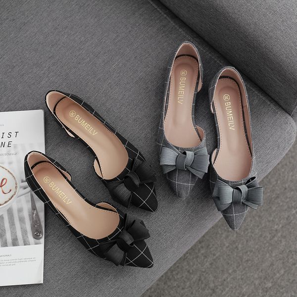 dress shoes women's flat shoes side air bow knot women's flat shoes black gray corner toe cap 31-45 springsummer shoes fully match
dress shoes women's flat shoes side air bow knot women's flat shoes black gray corner toe cap 31-45 springsummer shoes fully match