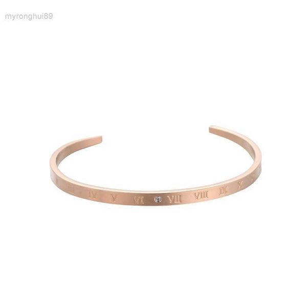 bangle simple c-shaped titanium steel open bracelet roman digital rose mesh red ins accessories 4224, Black
bangle simple c-shaped titanium steel open bracelet roman digital rose mesh red ins accessories 4224, Black