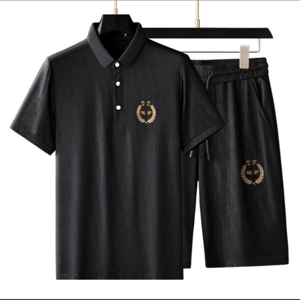 men's designer sportswear summer stretch mens sportswear fashion brand leisure embroidered shorts polo collar ice silk, Gray
men's designer sportswear summer stretch mens sportswear fashion brand leisure embroidered shorts polo collar ice silk, Gray