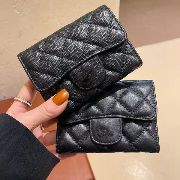 luxury designers small cc purse wallet lambskin caviar pouch card holders coin purses wallets womens men card case, Red;black
luxury designers small cc purse wallet lambskin caviar pouch card holders coin purses wallets womens men card case, Red;black