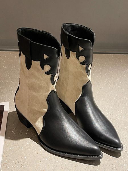 boots ankle low heels women chelsea chunky pointed toe shoes autumn winter gladiator fad goth casual motorcycle 230330, Black
boots ankle low heels women chelsea chunky pointed toe shoes autumn winter gladiator fad goth casual motorcycle 230330, Black