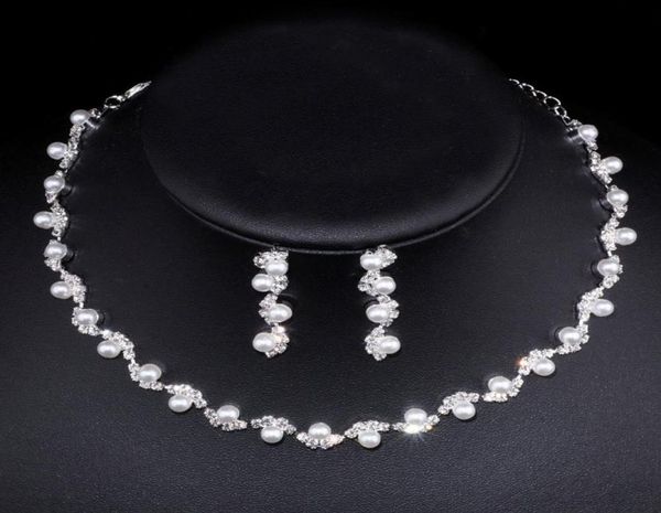 pearls crystal bridal jewelry sets for wedding silver sparkle necklace earrings women prom party accessories engagement birthday v8039333, White
pearls crystal bridal jewelry sets for wedding silver sparkle necklace earrings women prom party accessories engagement birthday v8039333, White