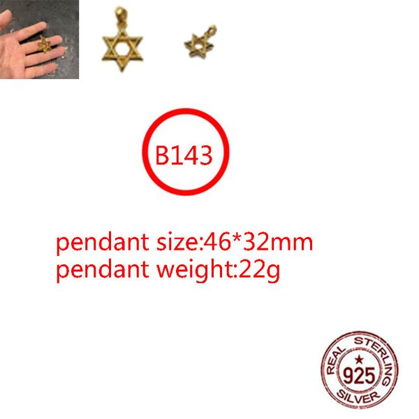 b143 s925 sterling silver pendant personalized punk style retro hip hop simple gold plated hexagram star cross flower letter shape gift for
b143 s925 sterling silver pendant personalized punk style retro hip hop simple gold plated hexagram star cross flower letter shape gift for